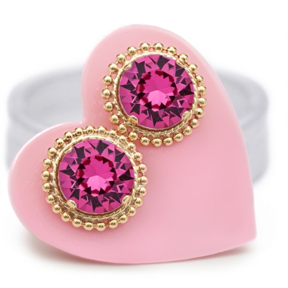 Jojo loves you pink chain mini bling - gold